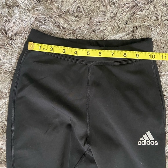 Adidas Response Climalite women/girls black and blue leggings. Size S. Used. - Picture 9 of 15